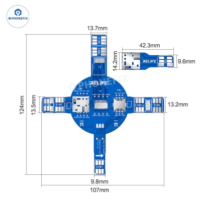 RELIFE XA6 Dual SIM Card Signal Test Board for IPhone Android photo-4