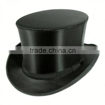 Satin Collapsible Opera Top Hat