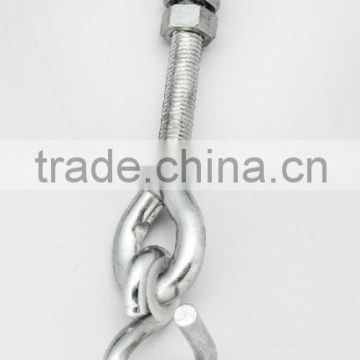 765 3 Nuts and Zinc Plated Swing Hook Nut Bolt