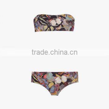 (ODM/OEM Factory)new Printing Sexy Brazilian Bikini Lady Swimsuit Micro Bikini Swimwear photo-2