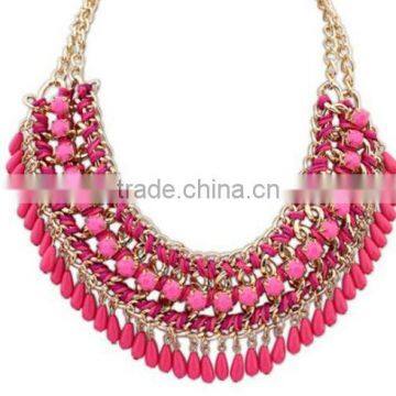 Fashion Necklaces 2016 Necklaces Jewelry Type Latest Design Beads Necklace Statement Necklaces