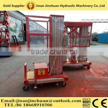 high quality hydraulic aluminium ladder one man lift for 8m