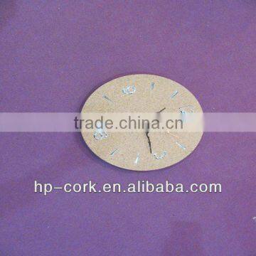 New arrival cork wall clock