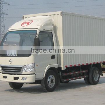 4tons box truck with turbo type diesel engine