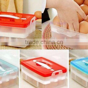 Pastic food Egg Storage Boxes