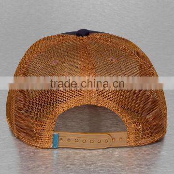 Guangjia Cap Manufacturer Wholesale Custom High Quality Leather Patch Trucker Hat photo-3