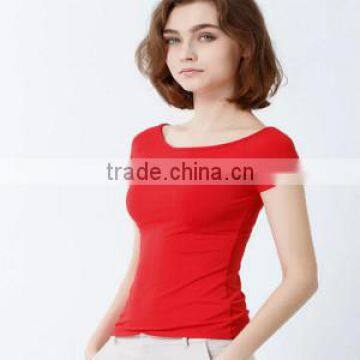 Deep Neck Ladies Sexy Tshirts photo-2