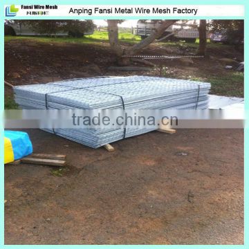 Galvanised sheet metal fencing mesh 2000x1200 25x25x2.5 panels weld wire trailer