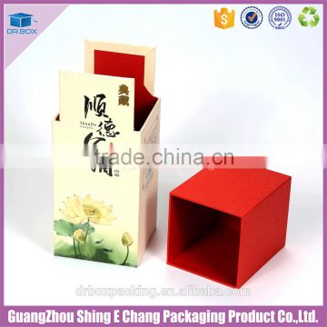 Customer print environment-friendly wine box packaging China made