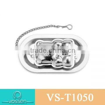 Gold Plating Bear Shaped Tea Infuser photo-3