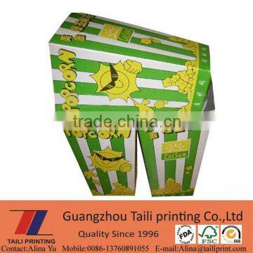 Custom food grade disposable french fries paper cup/fries box wholesale