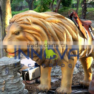 Amazing world of children coin operated dinosaur for ride