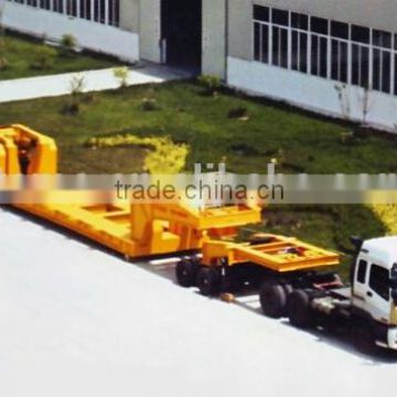 Higher resistance load ability china 50 ton low bed semi trailer