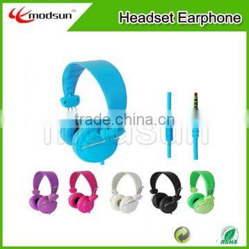 High quality stereo headset.High Performance Oem Retractable Earphones With Mic(EH-S402)