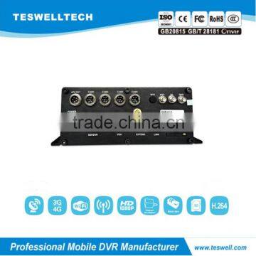 4CH H.264 HDD Hard Disk GPS 3G 4G Mobile DVR Vehicle Monitoring