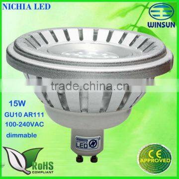 gu10 ar111 led lamp 100-240VAC 14W