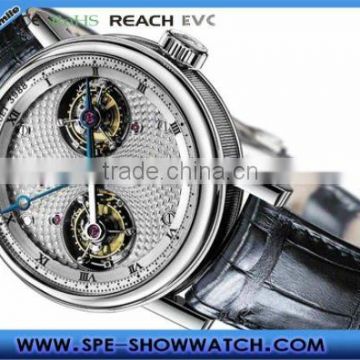 2012 New leather unique design mens watches