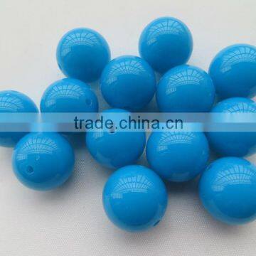 New 20mm Turquoise Neon Acrylic Beads Fluorescence Jewelry Accessory beads For Kids Chunky Necklace,in stock