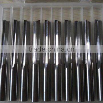 CNC double flute straight bit