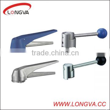 different type of stainless steel sanitary butterfly valve handles