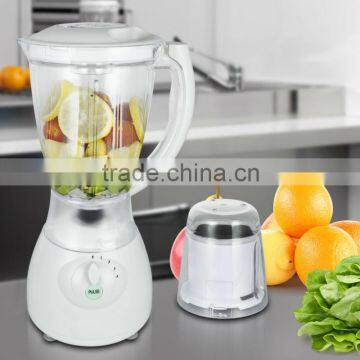 Hot Sell 2 In 1 4 Speeds 1.5L Plastic Jar Manual Blender