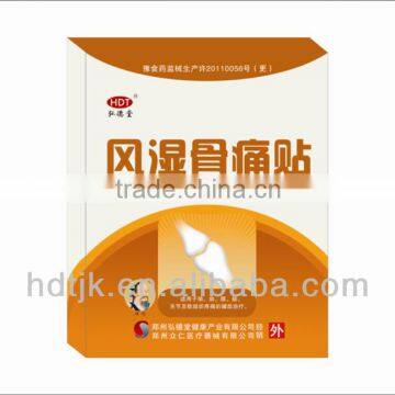 Rheumatism arthritis pain relief patch