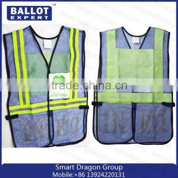 SE-VCV004 Factory Customize Blue Reflective Vest photo-5