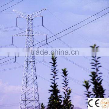 Galvanized 230kv Transmission Line Steel Tower photo-2