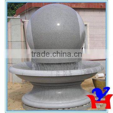 Grey Granite Water Fountain Ball