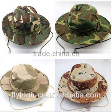 Wholesale Price Bucket Style Cotton Outdoor Camouflage Caps photo-2