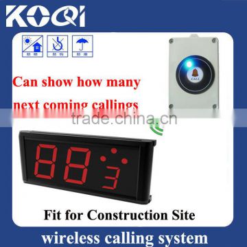 Bell system for construction personal K-402NR can show how many coming calls