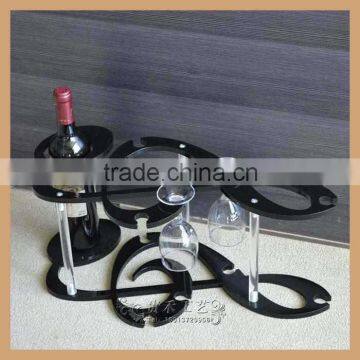 Acrylic Wine Rack Black Color photo-5