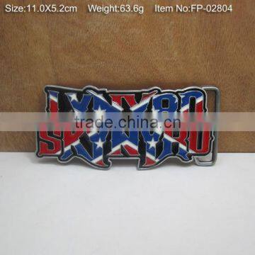 Cross Custom Belt Buckle With Rhinestones photo-4