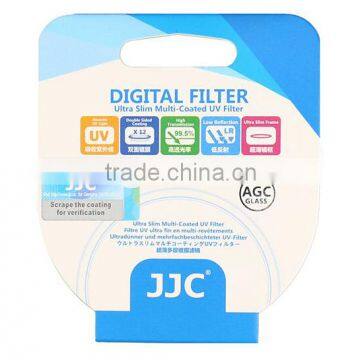 AGC Optical UV Filter 40.5mm JJC F-MCUV405 SILVER 40.5mm UV Filter Glass Ultro Slim Filter