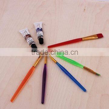 6 Pieces Wholesale Professional Nylon Artist Painting Brush Manufacturer Quality Choice