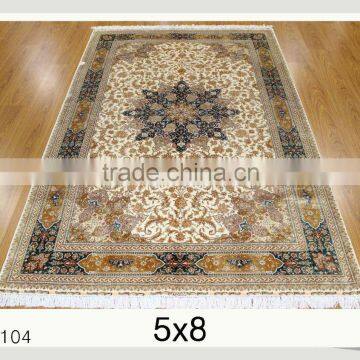 wholesale carpet handmade persian silk rug persian handmade silk carpets for home hotel villa/silk rug