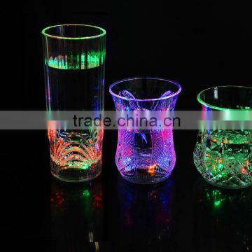 Edgelight flashing led plastic cup decorative made in china