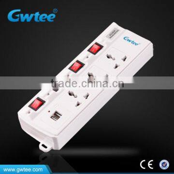 ac Multiple Electric Universal Usb Outdoor Extension Socket