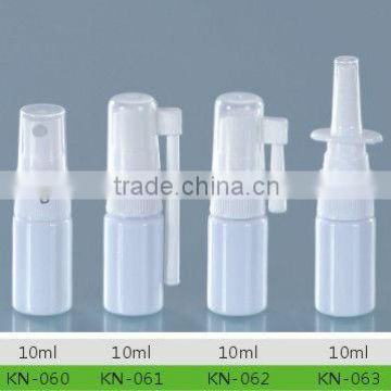 Plastic 10ml PE Opaque White Mist Sprayer Bottle,Plastic Nasal Spray Bottle,10ml Plastic Clear Throat Spray Bottle