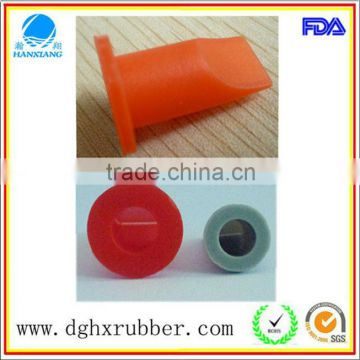 Red liquid silicone valve for irrigation system