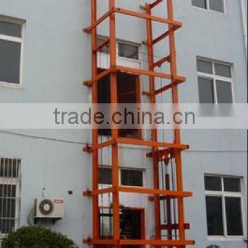 guide rail transport cargo lift hydraulic lifting platform