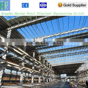 Prefab engineered large span steel structure workshop