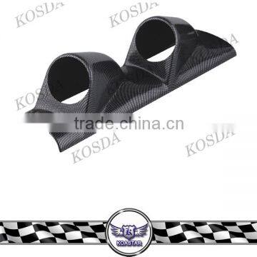 Carbon fiber Two Hole Gauge Pod , SIDE TWIN GAUGE POD