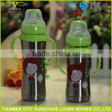 Baby Product Double Walled Stainless Steel 18/8 Baby Feeding Vacuum Bottle