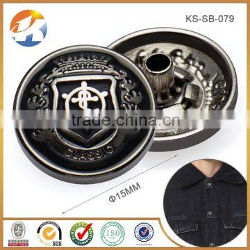 New Design Custom Gun Metal Snap Buttoned Snap Buttons