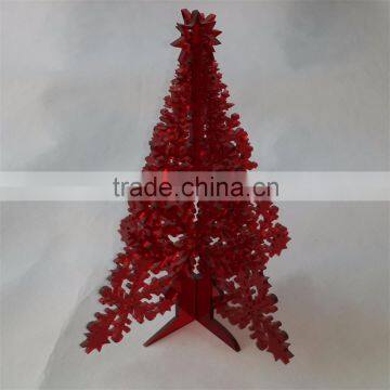 Red Acrylic Christmas Trees