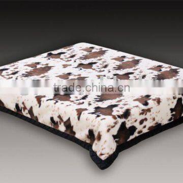 100% polyester printed and duplex raschel mink blanket