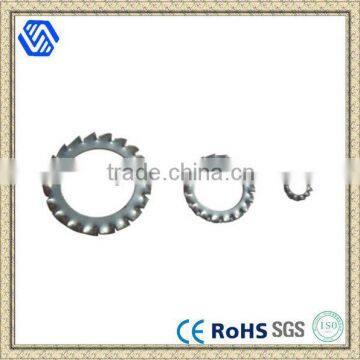 High Quality Toothed Custom Zinc Plated Washers Carbon Steel Serrated Lock Washer