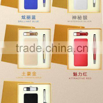 Special Gift Set With High Quality Power Bank 10000mah,crystal Usb Memory Stick and Crystal Ballpoint Pen photo-3