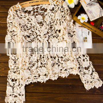 Customized garment lace macrame stock laciness zipper hang tag woven label with delicate design